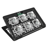 Staffa di regolazione multi-file per computer radiatore per notebook in lega di alluminio NUOXI X8