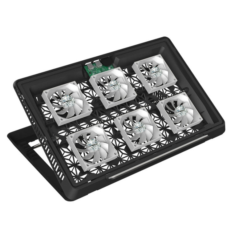 Staffa di regolazione multi-file per computer radiatore per notebook in lega di alluminio NUOXI X8