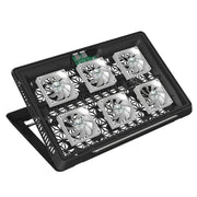 Staffa di regolazione multi-file per computer radiatore per notebook in lega di alluminio NUOXI X8