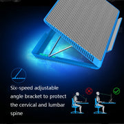 Staffa di regolazione multi-file per computer radiatore per notebook in lega di alluminio NUOXI X8