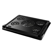 NUOXI S500 Radiatore per laptop con controllo a doppio interruttore Base per computer con regolazione multi-angolo a cinque ventole senza regolazione della velocità