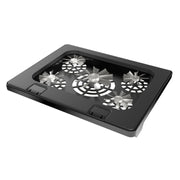 NUOXI S500 Radiatore per laptop con controllo a doppio interruttore Base per computer con regolazione multi-angolo a cinque ventole senza regolazione della velocità