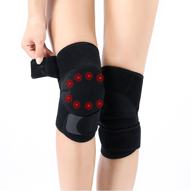 Ginocchiere sportive autoriscaldanti alla tormalina Ginocchiere calde per moxibustione con magnete a infrarossi lontani, Self-Heating Sports Knee Pads