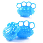 2 pezzi TPR Grip Ball riabilitazione emiplegia ictus massaggio palla da dito, Four Fingers, Two Finger, 6cm (Light Blue), 6cm (Light Orange), 6cm (Yellow), 7cm (Sapphire), 7cm (Deep Blue), 7cm (Light Blue), 7cm (Yellow), 7cm (Light Orange)             ...