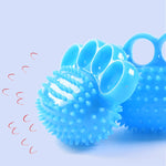 2 pezzi TPR Grip Ball riabilitazione emiplegia ictus massaggio palla da dito, Four Fingers, Two Finger, 6cm (Light Blue), 6cm (Light Orange), 6cm (Yellow), 7cm (Sapphire), 7cm (Deep Blue), 7cm (Light Blue), 7cm (Yellow), 7cm (Light Orange)             ...