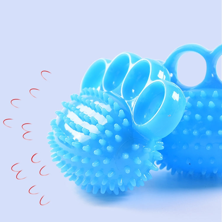2 pezzi TPR Grip Ball riabilitazione emiplegia ictus massaggio palla da dito, Four Fingers, Two Finger, 6cm (Light Blue), 6cm (Light Orange), 6cm (Yellow), 7cm (Sapphire), 7cm (Deep Blue), 7cm (Light Blue), 7cm (Yellow), 7cm (Light Orange)             ...