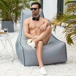 BB1082 Divano gonfiabile Letto gonfiabile Divano ad aria portatile pieghevole per esterni, 100 x 90 x 80cm