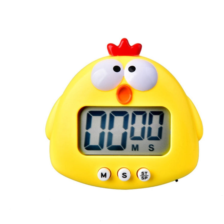 2 pezzi da cucina, cottura, cartone animato, animale, timer elettronico, sveglia, timer per l'apprendimento degli studenti, Pink Pig, Yellow Chicken, Green Frog, Pink Frog