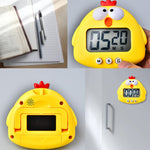 2 pezzi da cucina, cottura, cartone animato, animale, timer elettronico, sveglia, timer per l'apprendimento degli studenti, Pink Pig, Yellow Chicken, Green Frog, Pink Frog