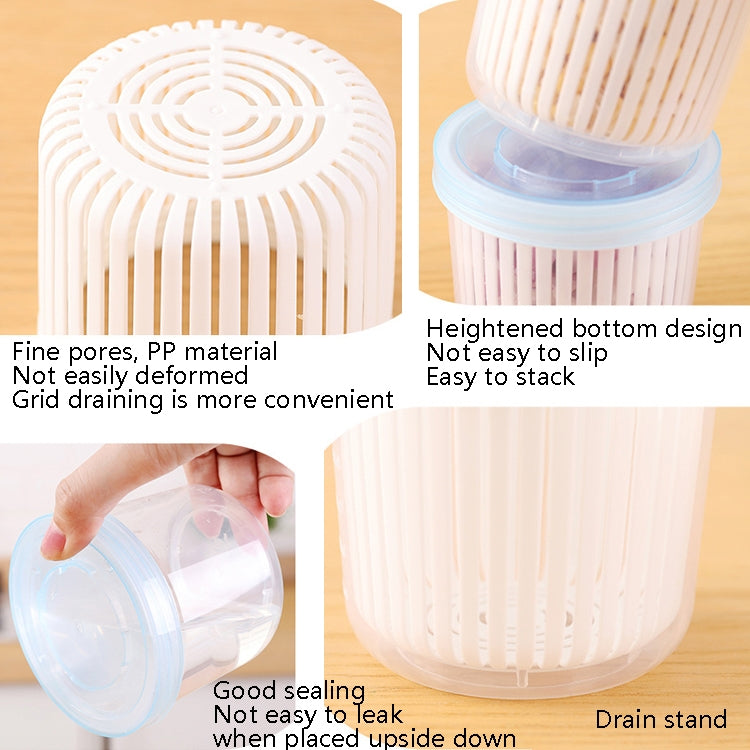 4 PCS Cipolla Zenzero Aglio Drenaggio Scatola di Immagazzinaggio Cucina Verdura Scatola di Immagazzinaggio di Plastica Scatola di Immagazzinaggio Guarnizione Frigorifero, White
