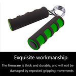 Impugnatura a molla tipo A per esercizi domestici da 8 pezzi con impugnatura in schiuma, 2 PCS Black Green