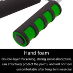 Impugnatura a molla tipo A per esercizi domestici da 8 pezzi con impugnatura in schiuma, 2 PCS Black Green