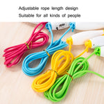 Corda per saltare in PVC, 5 pezzi, conteggio meccanico regolabile, attrezzatura sportiva per fitness, lunghezza: 3 m, 5 PCS PVC Skipping Rope(Red White), 5 PCS PVC Skipping Rope(Blue White), 5 PCS PVC Skipping Rope(Yellow White)                        ...
