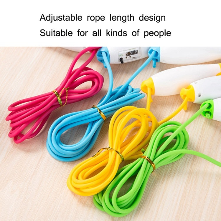 Corda per saltare in PVC, 5 pezzi, conteggio meccanico regolabile, attrezzatura sportiva per fitness, lunghezza: 3 m, 5 PCS PVC Skipping Rope(Red White), 5 PCS PVC Skipping Rope(Blue White), 5 PCS PVC Skipping Rope(Yellow White)                        ...
