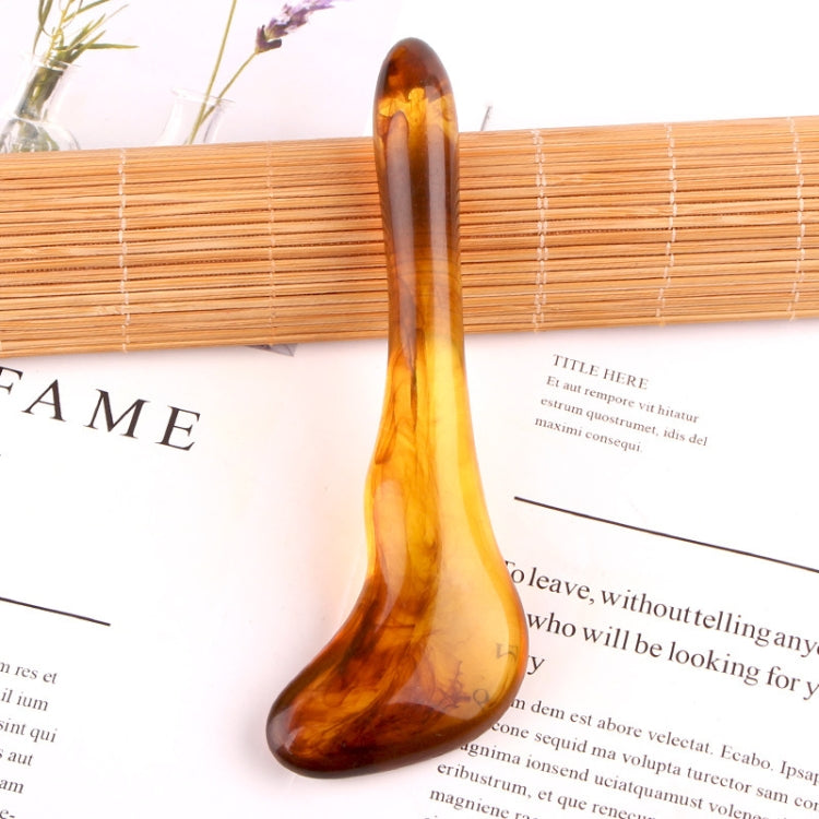 10 fogli in resina per raschiare il massaggio del tendine del viso, bastone per salone di bellezza, bordo per rasatura, penna per agopuntura, Amber Ingot Board, Amber Fish Plate, Amber Relaxing Stick, Amber Point Stick, Amber Meridiary Comb            ...