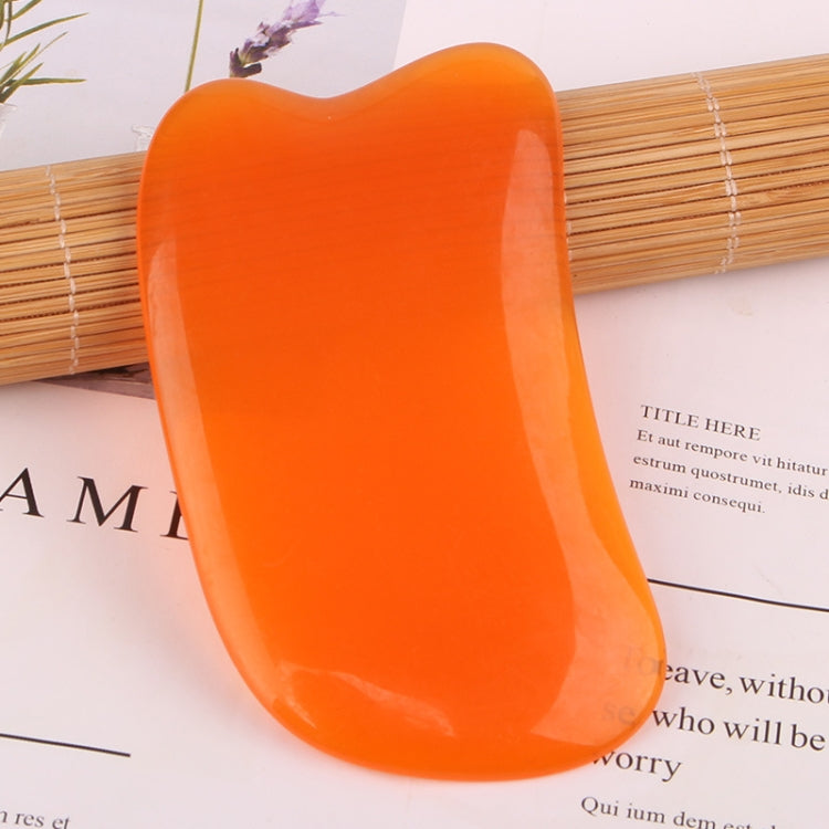 10 fogli in resina per raschiare il massaggio del tendine del viso, bastone per salone di bellezza, bordo per rasatura, penna per agopuntura, Amber Ingot Board, Amber Fish Plate, Amber Relaxing Stick, Amber Point Stick, Amber Meridiary Comb            ...