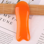 10 fogli in resina per raschiare il massaggio del tendine del viso, bastone per salone di bellezza, bordo per rasatura, penna per agopuntura, Amber Ingot Board, Amber Fish Plate, Amber Relaxing Stick, Amber Point Stick, Amber Meridiary Comb            ...