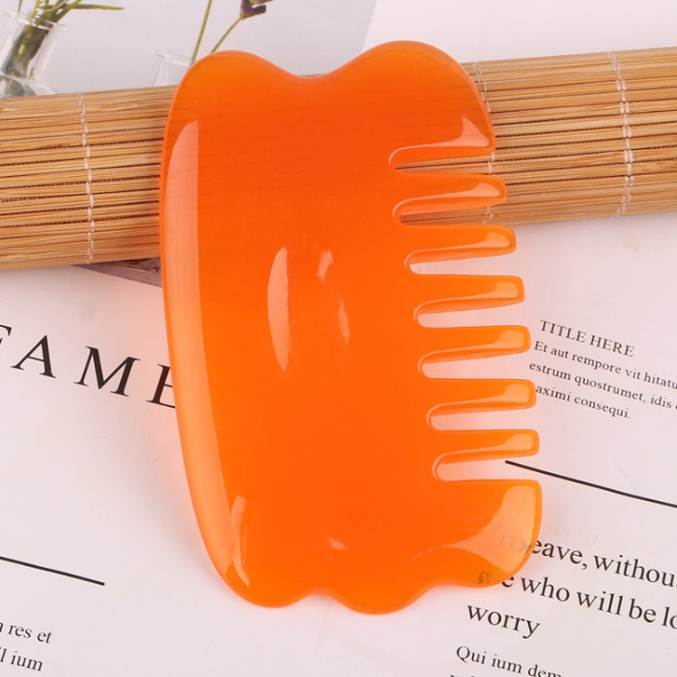 10 fogli in resina per raschiare il massaggio del tendine del viso, bastone per salone di bellezza, bordo per rasatura, penna per agopuntura, Amber Ingot Board, Amber Fish Plate, Amber Relaxing Stick, Amber Point Stick, Amber Meridiary Comb            ...