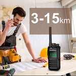Walkie Talkie DuoMSera wireless impermeabile 15W
