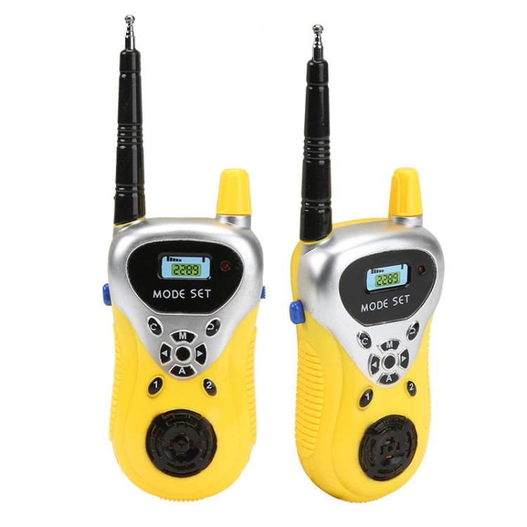 Walkie Talkie wireless per bambini 2 pezzi giallo e blu