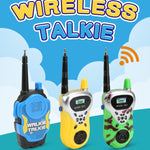 Walkie Talkie wireless per bambini 2 pezzi giallo e blu