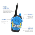 Walkie Talkie wireless per bambini 2 pezzi giallo e blu