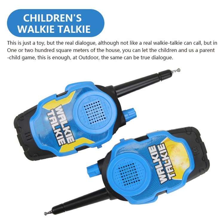 Walkie Talkie wireless per bambini 2 pezzi giallo e blu