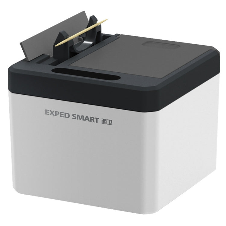 EXPED SMART Scatola per stuzzicadenti automatica a induzione intelligente Porta stuzzicadenti elettrico per ristorante domestico, Battery Version, USB Charge Version