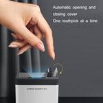 EXPED SMART Scatola per stuzzicadenti automatica a induzione intelligente Porta stuzzicadenti elettrico per ristorante domestico, Battery Version, USB Charge Version