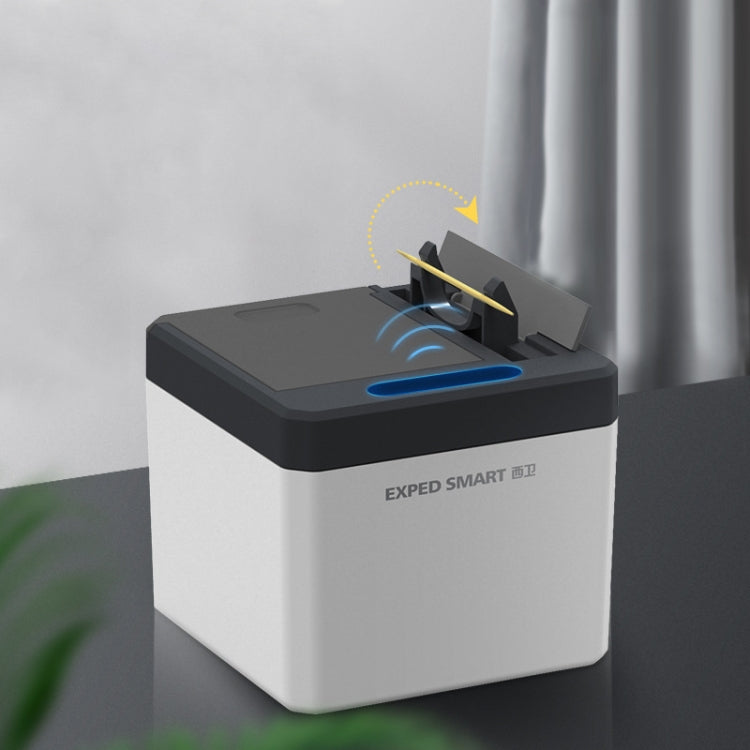 EXPED SMART Scatola per stuzzicadenti automatica a induzione intelligente Porta stuzzicadenti elettrico per ristorante domestico, Battery Version, USB Charge Version