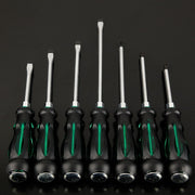 7 pezzi/set cacciavite a percussione cacciavite a nucleo passante resistente all'olio cacciavite per riparazioni auto domestiche, consegna casuale di colori, 7 PCS / Set
