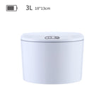 EXPED SMART Cestino per rifiuti da ufficio per auto con scatola elettrica a induzione intelligente da tavolo, specifica:, 3L Battery Version (White), 3L Battery Version (Khaki), 5L Battery Version (White), 5L Battery Version (Khaki)                    ...