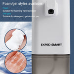 EXPED SMART Sensore intelligente Dispenser di sapone Lavatrice automatica schiumogena, Stile:, 600ML Foam Version (White), 600ML Gel Drawing Version (White), 600ML Foam Version (Blue Grey), 600ML Gel Drawing Version (Blue Grey)