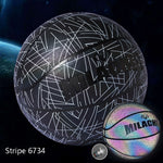 MILACHIC Numero 7 Arcobaleno riflettente Cool Basket, Stripe 6734, Spider Pattern 6735, Gray 6736
