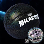 MILACHIC Numero 7 Arcobaleno riflettente Cool Basket, Stripe 6734, Spider Pattern 6735, Gray 6736