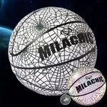 MILACHIC Numero 7 Arcobaleno riflettente Cool Basket, Stripe 6734, Spider Pattern 6735, Gray 6736