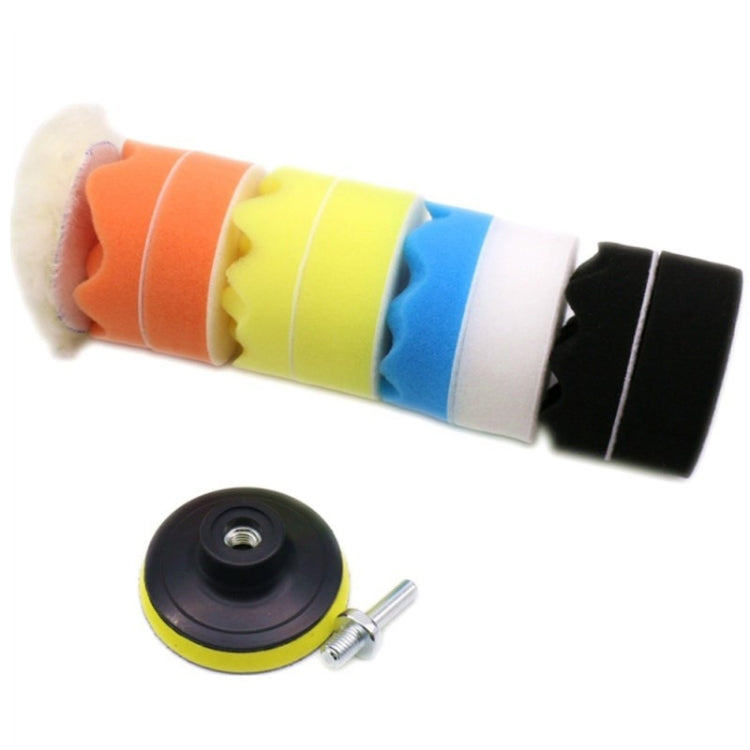 Set di spugne per lucidatura e ceratura per auto da 11 in 1 da 3-7 pollici, 3 Inch, 4 Inch, 5 Inch, 6 Inch, 7 Inch