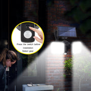 Lampada da parete LED solare impermeabile per esterni