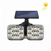 Lampada da parete LED solare impermeabile per esterni