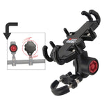 Staffa antifurto universale per telefono cellulare N-STAR NJN002 per moto, metallo, lega di alluminio, NJN002(T-shaped Ball Head Installation), NJN002(Inclined Ball Head Installation)