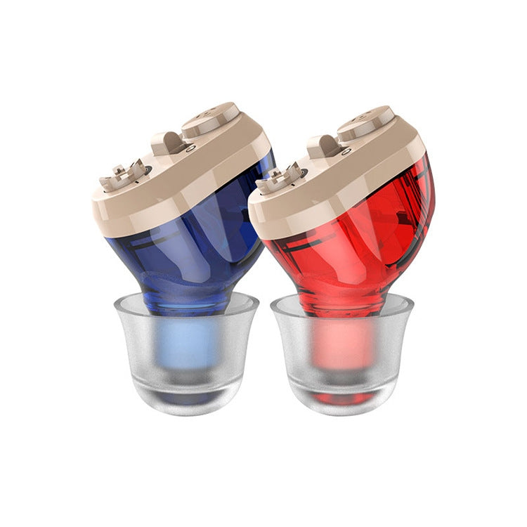 Collettore di suoni con amplificatore sonoro per apparecchi acustici per anziani, Red, Blue