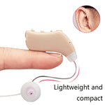G28 Collettore di suoni con amplificatore sonoro per apparecchi acustici per anziani, Left Ear, Right Ear