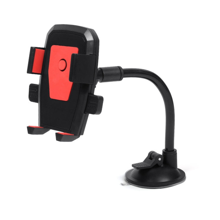 Supporto per telefono con blocco automatico del parabrezza dell'auto, Red, Yellow, Blue, Black