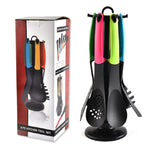 Set di cucchiai da cucina antiaderenti da cucina in nylon da cucina 6 in 1, Shovel Spoon Set