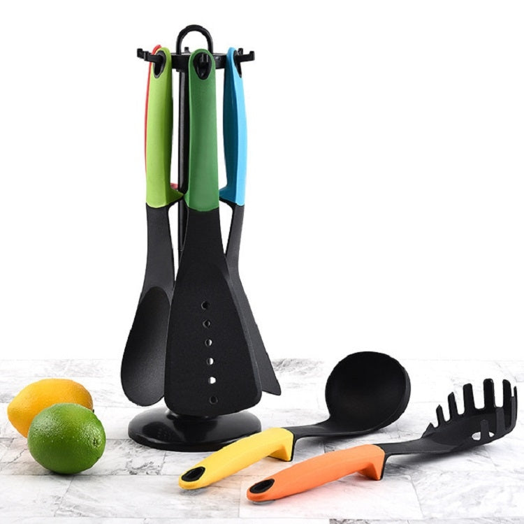 Set di cucchiai da cucina antiaderenti da cucina in nylon da cucina 6 in 1, Shovel Spoon Set