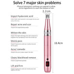 Strumento di bellezza per la rimozione delle lentiggini con microaghi importato nano elettrico microcristallino, Rlectric Microneedle (Pink), Display Microneedle (Pink)