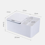 EXPED SMART Scatola portaoggetti elettrica da tavolo a induzione intelligente, Battery Version (White), Battery Version (Gray), USB Charging (White), USB Charging (Gray)