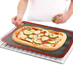 Tappetino da forno cavo antiaderente ad alta temperatura Tappetino da forno in fibra di vetro traspirante, 40x30cm Straight Angle, 12 Lap 40x30cm Cut Angle, 18 Lap 40x30cm Straight Angle, 57x37cm Straight Angle