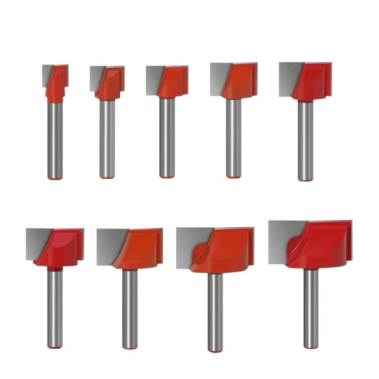 9 In1 6 Coltello per la pulizia del fondo della maniglia Lavorazione del legno Fresa per scanalatura Macchina per incisione CNC, 9 In1