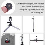 Sunnylife IST-Q9439 per stabilizzatore staffa di montaggio Insta360 GO, Camera Frame Adapter, Bicycle Clip, Backpack Clip, Extend Rod, Tripod